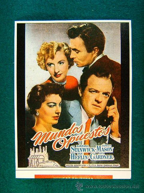 Cine: MUNDOS OPUESTOS - MERVYN LE ROY - BARBARA STANWYCK - JAMES MASON - AVA GARDNER - MAS ...