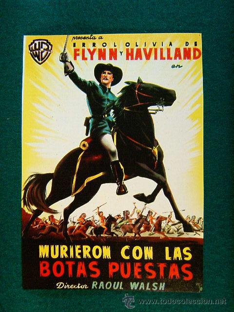 Kino: MURIERON CON LAS BOTAS PUESTAS-RAOUL WALSH-ERROL FLYNN-OLIVIA DE HAVILLAND-RARISIMO-MAS...