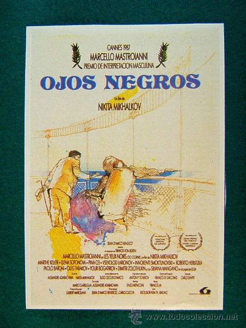 Kino: OJOS NEGROS-OCI CIORNIE-MARCELO MASTROIANNI-SILVANA MANGANO-NIKITA MIKHALKOV-MAS ...