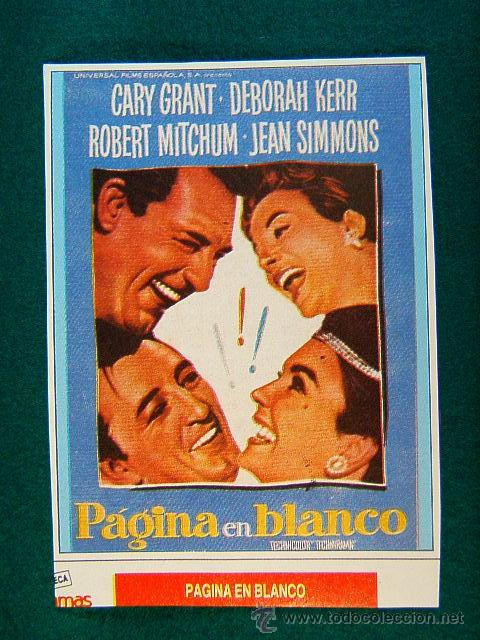 Cine: PAGINA EN BLANCO - STANLEY DONEN - CARY GRANT - DEBORAH KERR - ROBERT MITCHUM - MAS ...