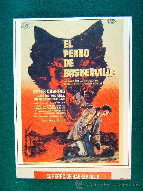 Cine: EL PERRO DE BASKERVILLE - TERENCE FISHER - PETER CUSHING - ANDRE MORELL - MARIA LANDI - MAS ...