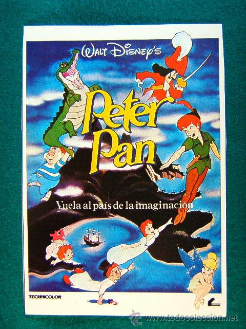 Cine: PETER PAN-WALT DISNEY-HAMILTON LUSKE-GLYDE GERONIAMI-DIBUJOS ANIMADOS-RARISIMA ILUSTRACION-MAS...