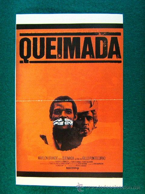 Cine: QUEIMADA - GILLO PONTECORVO - MARLON BRANDO - EVARISTO MARQUES - RENATO SALVATORI - MAS ...