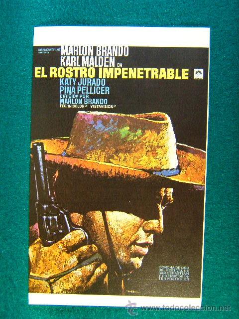 Cine: EL ROSTRO IMPENETRABLE-MARLON BRANDO-KARL MALDEN-KATY JURADO-ILUSTRA MAC-ONE EYED JACKS-MAS...