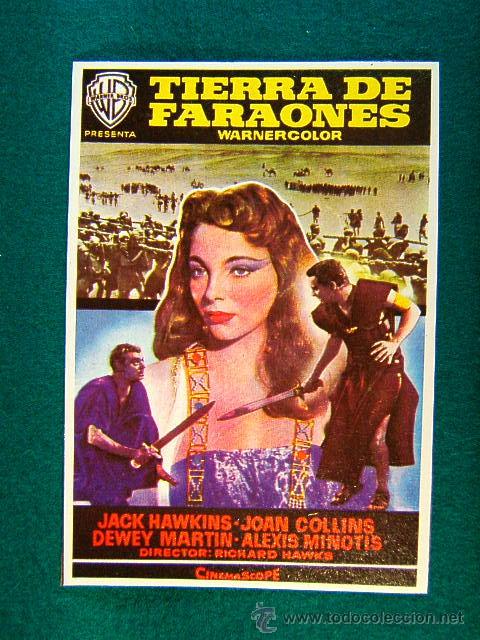 Kino: TIERRA DE FARAONES - HOWARK HAWKS - JACK HAWKINS - JOAN COLLIS - ILUSTRACION RARISIMA - MAS ...