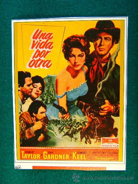 Cine: UNA VIDA POR OTRA - JOHN FARROW - ROBERT TAYLOR - AVA GARDNER - HOWARD KEEL - MAS ...