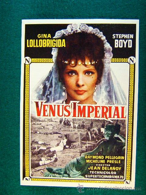 Cinema: VENUS IMPERIAL-JEAN DELANNOY-GINA LOLLOBRIGIDA-STEPHEN BOYD-VENUS IMPERIALE-RARISIMA ILUSTRACION-MAS