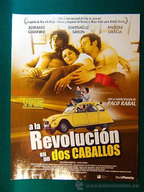 Kino: A LA REVOLUCION EN UN DOS CABALLOS - MAURIZIO SCIARRA - ADRIANO GIANNINI - FRANCISCO RABAL - GUIA...