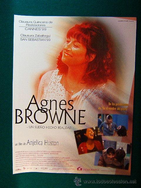 Cine: AGNES BROWNE - ANJELICA HUSTON - MARION O'DWYER - TOM JONES - RAY WINSTONE - ARNO CHEVRIER - GUIA...