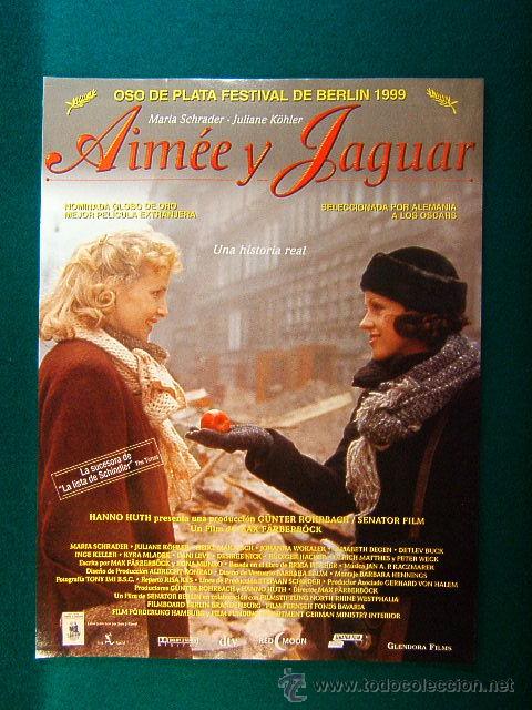 Cine: AIMEE Y JAGUAR-FESTIVAL DE BERLIN-MARIA SCHRADER-MAX FARBERBOCK-JULIANE KOHLER-GUIA ...