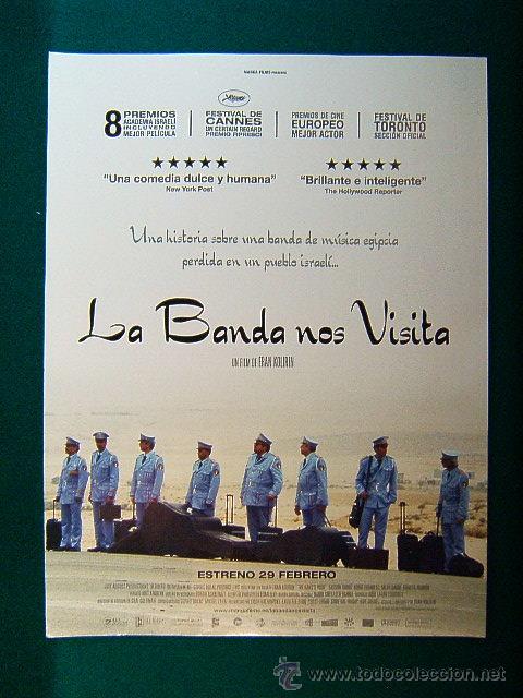 Kino: LA BANDA NOS VISITA-ERAN KOLIRIN-SASSON GABAI-PREMIOS DEL CINE EUROPEO-TORONTO-ISRAEL-CANNES-GUIA...