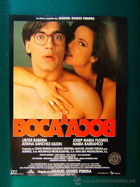 Cine: BOCA A BOCA-JAVIER BARDEM-AITANA SANCHEZ GIJON-MARIA BARRANCO-MANUEL GOMEZ PEREIRA-GUIA...