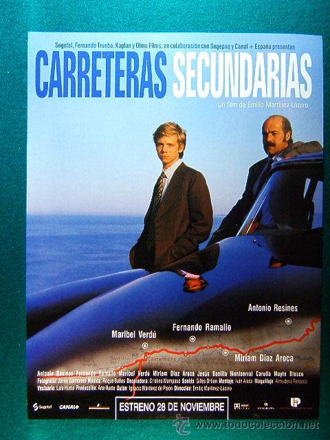Kino: CARRETERAS SECUNDARIAS-MARIBEL VERDU-ANTONIO RESINES-FERNANDO RAMALLO-EMILIO MARTINEZ LAZARO-GUIA...