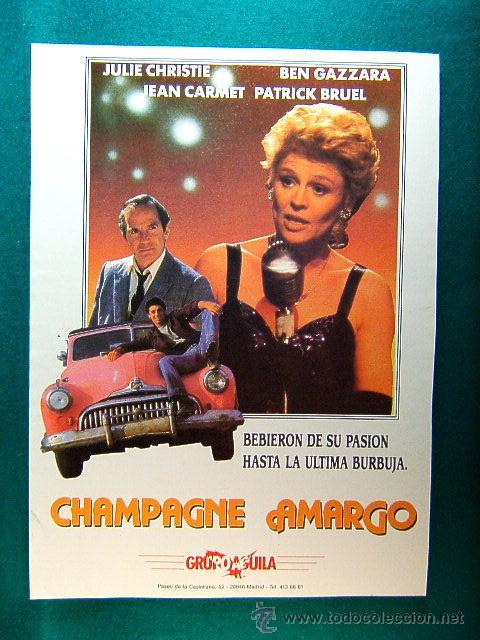 Kino: CHAMPAGNE AMARGO-JULIE CHRISTIE-BEN GAZZARA-RIDHA BEHI-JEAN CARMET-AMER-RARISIMA-GUIA ...