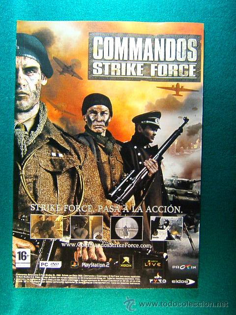 Kino: COMMANDOS STRIKE FORCE-VIDEOJUEGOS COMMANDOS-PYRO STUDIOS-PASA A LA ACCION-RARISIMA-GUIA ...