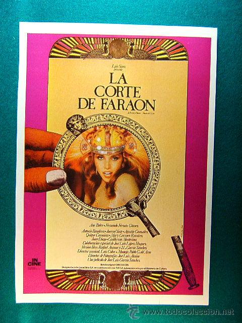 Cine: LA CORTE DE FARAON-ANA BELEN-FERNANDO FERNAN GOMEZ-ANTONIO BANDERAS-JOSE LUIS GARCIA SANCHEZ-GUIA...