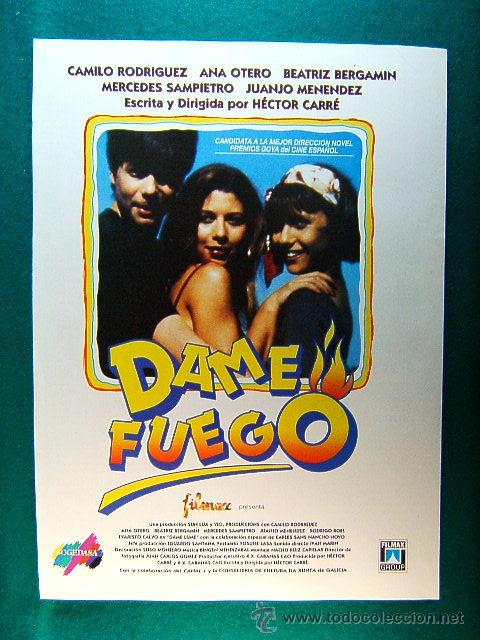 Kino: DAME FUEGO-CAMILO RODRIGUEZ-ANA OTERO-JUANJO MENENDEZ-MERCEDES SAMPIETRO-HECTOR CARRE-GUIA ...
