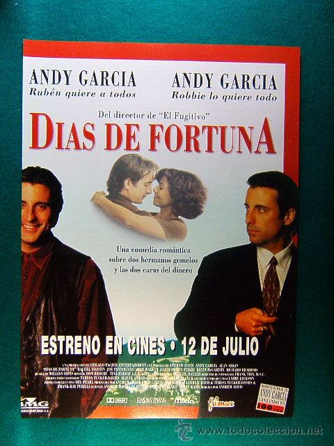 Kino: DIAS DE FORTUNA-ANDY GARCIA-ALAN ARKIN-RACHEL TICOTIN-JOE PANTOLIANO-COMEDIA-ANDREW DAVIS-GUIA ...