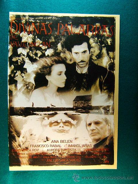 Cine: DIVINAS PALABRAS-ANA BELEN-FRANCISCO RABAL-IMANOL ARIAS-JOSE LUIS GARCIA SANCHEZ-VALLE-INCLAN-GUIA..