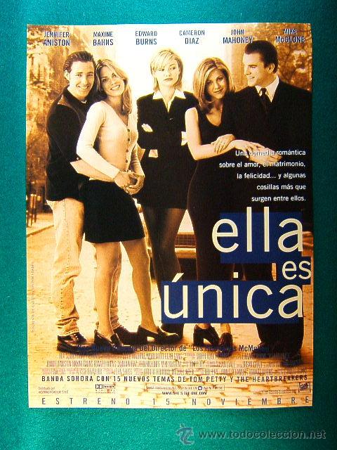 Kino: ELLA ES UNICA-JENNIFER ANISTON-MAXINE BAHNS-CAMERON DIAZ-JOHN MAHONEY-EDWARD BURNS-GUIA ...