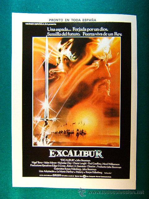 Kino: EXCALIBUR-JOHN BOORMAN-NIGEL TERRY-HELEN MIRREN-NICHOLAS CLAY-CHERIE LUNGHI-GUIA ...