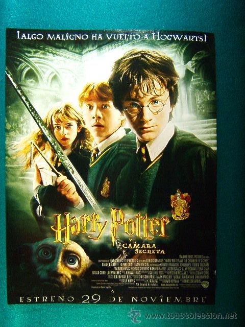 Kino: HARRY POTTER Y LA CAMARA SECRETA-CHRIS COLUMBUS-DANIEL RADCLIFFE-AND THE CHAMBER OF SECRETS-GUIA...