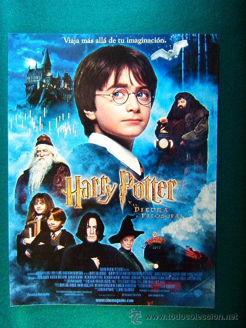 Kino: HARRY POTTER Y LA PIEDRA FILOSOFAL-CHRIS COLUMBUS-DANIEL RADCLIFFE-AND THE PHILOSOPHER'S STONE-GUIA.