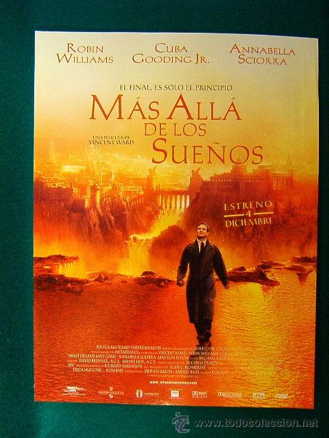 Kino: MAS ALLA DE LOS SUE&Ntilde;OS-ROBIN WILLIAMS-CUBA GOODING JR-ANNABELLA SCIORRA-VINCENT WARD-GUIA ...