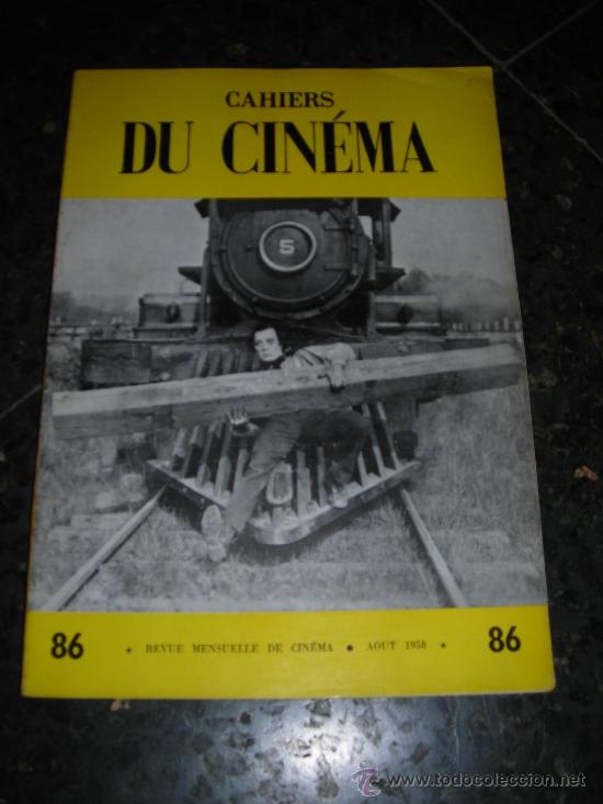 Cin&eacute;ma: REVISTA DE CINE CAHIERS DU CINEMA N&ordm; 86 AOUT 1958 -64 PAG. 26X18,5 CM.