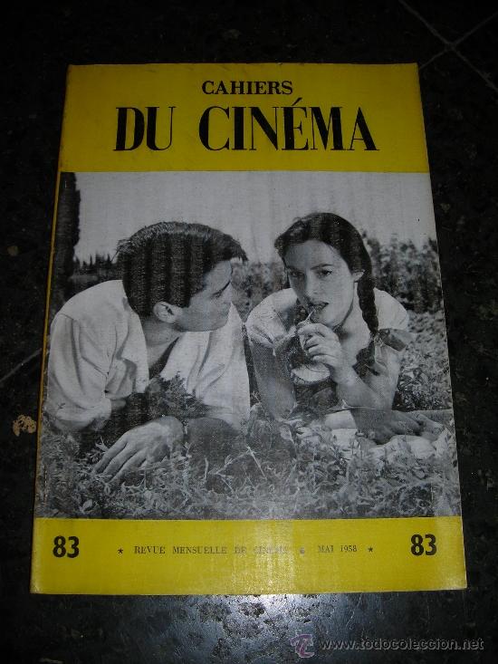 Cin&eacute;ma: REVISTA DE CINE CAHIERS DU CINEMA N&ordm; 83 MAI 1958 -64 PAG. 26X18,5 CM.