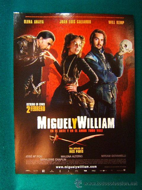 Cine: MIGUEL Y WILLIAM-INES PARIS-ELENA ANAYA-JUAN LUIS GALIARDO-EN EL ARTE DEL AMOR TODO VALE-GUIA...