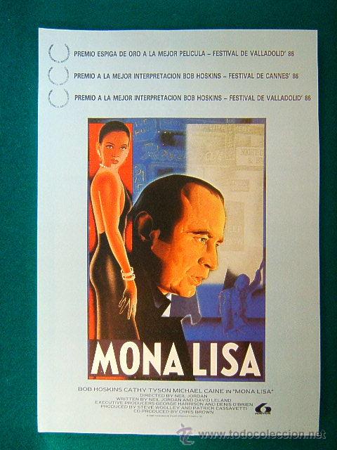 Cine: MONA LISA-NEIL JORDAN-BOB HOSKINS-MICHAEL CAINE-CATHY TYSON-3 PREMIOS CANNES-VALLADOLID-RARISIMA-GUI
