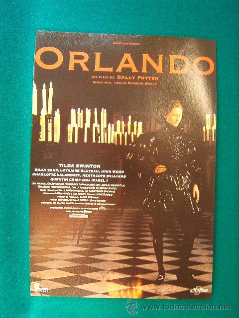 Cine: ORLANDO-TILDA SWINTON-BILLY ZANE-JOHN WOOD-QUENTIN CRISP-SALLY POTTER ISABEL I-VIRGINIA WOOLF-GUIA..