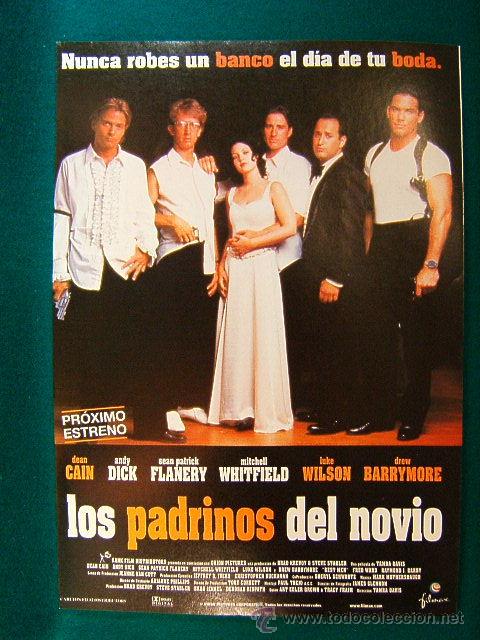 Cine: LOS PADRINOS DEL NOVIO-DEAN CAIN-ANDY DICK-DREW BARRYMORE-TAMRA DAVIS-ROBO BANCO Y BODA-GUIA ...