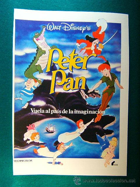Cine: PETER PAN-VUELA AL PAIS DE LA IMAGINACION-WALT DISNEY-DIBUJOS ANIMADOS-RARISIMA ILUSTRACION-GUIA ...