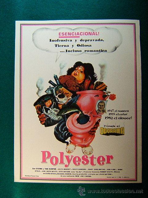 Kino: POLYESTER-DIVINE TAB HUNTER-EDITH MASSEY-DAVID SAMSON-ODORAMA-JOHN WATERS-ESENCIACIONAL-RARA-GUIA...