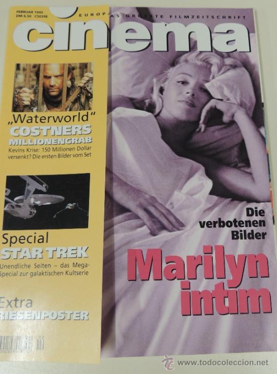 Cin&eacute;ma: revista alemana cinema - febrero 1995 - marilyn monroe - star trek