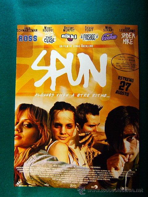 Kino: SPUN-JASON SCHWARTZMAN-MICKEY ROURKE-JOHN LEGUIZAMO-MENA SUVARI-JONAS AKERLUND-GUIA ...
