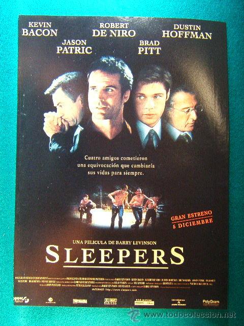 Cine: SLEEPERS-KEVIN BACON-ROBERT DE NIRO-BRAD PITT-DUSTIN HOFFMAN-JASON PATRIC-BARRY LEVINSON-GUIA...
