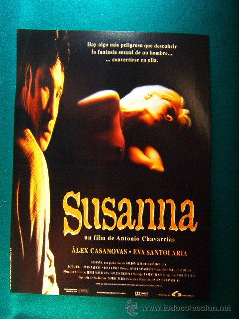 Kino: SUSANNA-ANTONIO CHAVARRIAS-ALEX CASANOVAS-EVA SANTOLARIA-SAID AMEL-FANTASIA SEXUAL HOMBRE-GUIA ...