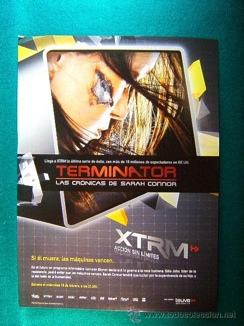 Cine: TERMINATOR-LAS CRONICAS DE SARAH CONNOR-JOSH FRIEDMAN-LENA HEADEY-ACCION SIN LIMITES-RARISIMA-GUIA..