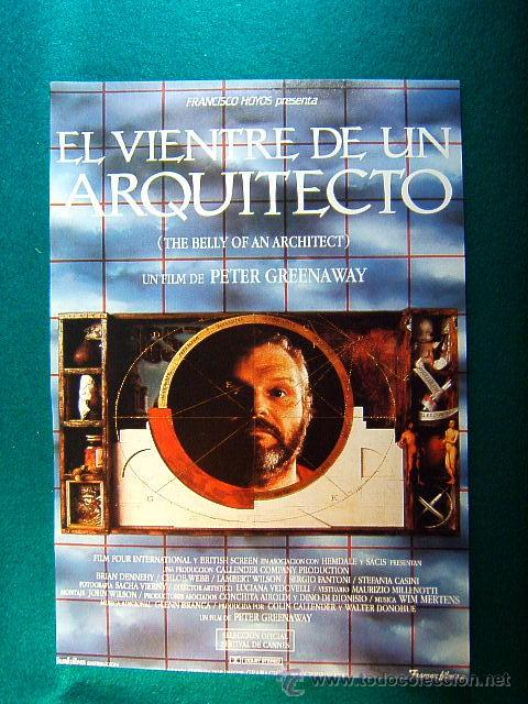 Kino: EL VIENTRE DE UN ARQUITECTO-BRIAN DENNEHY-THE BELLY OF AN ARCHITECT-PETER GREENAWAY-RARISIMA-GUIA...