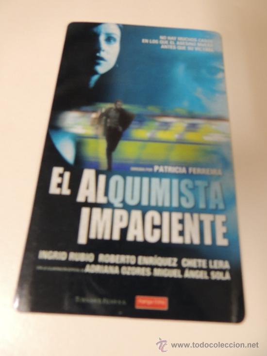 Kino: iman con cartel el alquimista impaciente - patricia ferreira ingrid rubio roberto enriquez