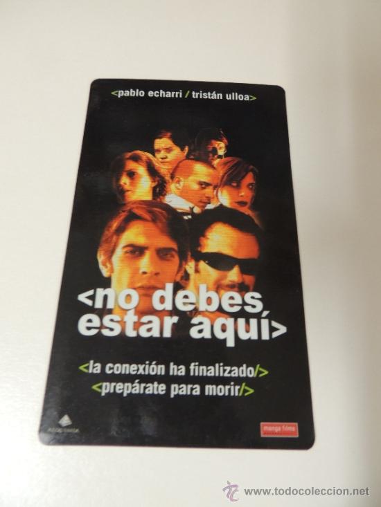 Kino: iman con cartel no debes estar aqui - pablo echarri tristan ulloa