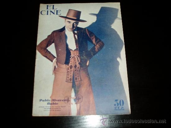Kino: EL CINE REVISTA CINEMATOGR&Aacute;FICA. . 30 CTS. 9 DE JUNIO DE 1932. PABLO ALVAREZ RUBIO.