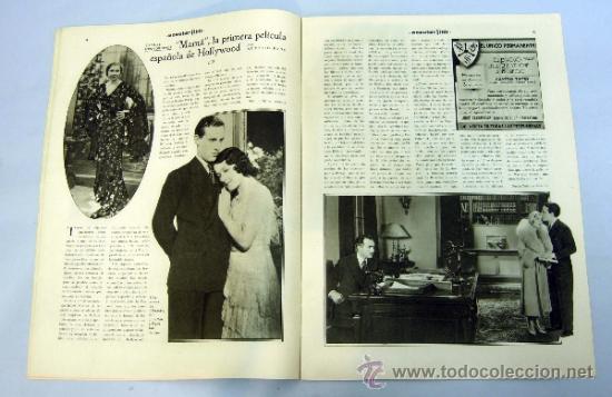 Cine: Popular Film nº 273 Noviembre 1931 revista cine artículos cine Hollywood y España publicidad época - Foto 3 - 39294008