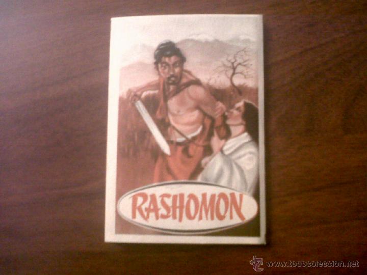 Kino: FOLLETO DESPLEGABLE RASHOMON-DIRECTOR AKIRA KUROSAWA-1ER. PREMIO ABSOLUTO DE LA BIENAL DE VENECIA-