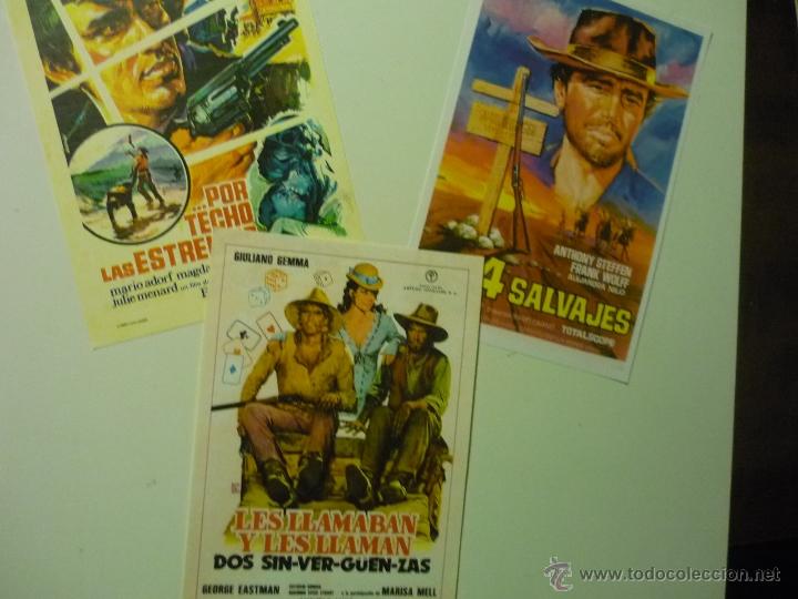 Kino: LOTE REPRODUCCIONES SPAGHETTIS -TAMA&Ntilde;O POSTAL
