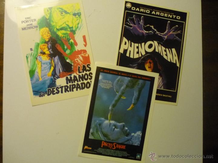 Kino: LOTE REPRODUCCIONES TERROR -tama&ntilde;o postal