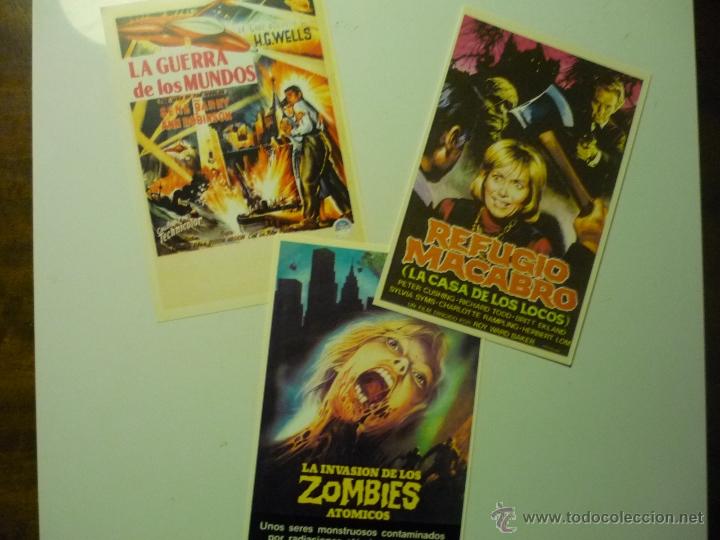 Kino: LOTE PELICULAS TERROR tama&ntilde;o postal